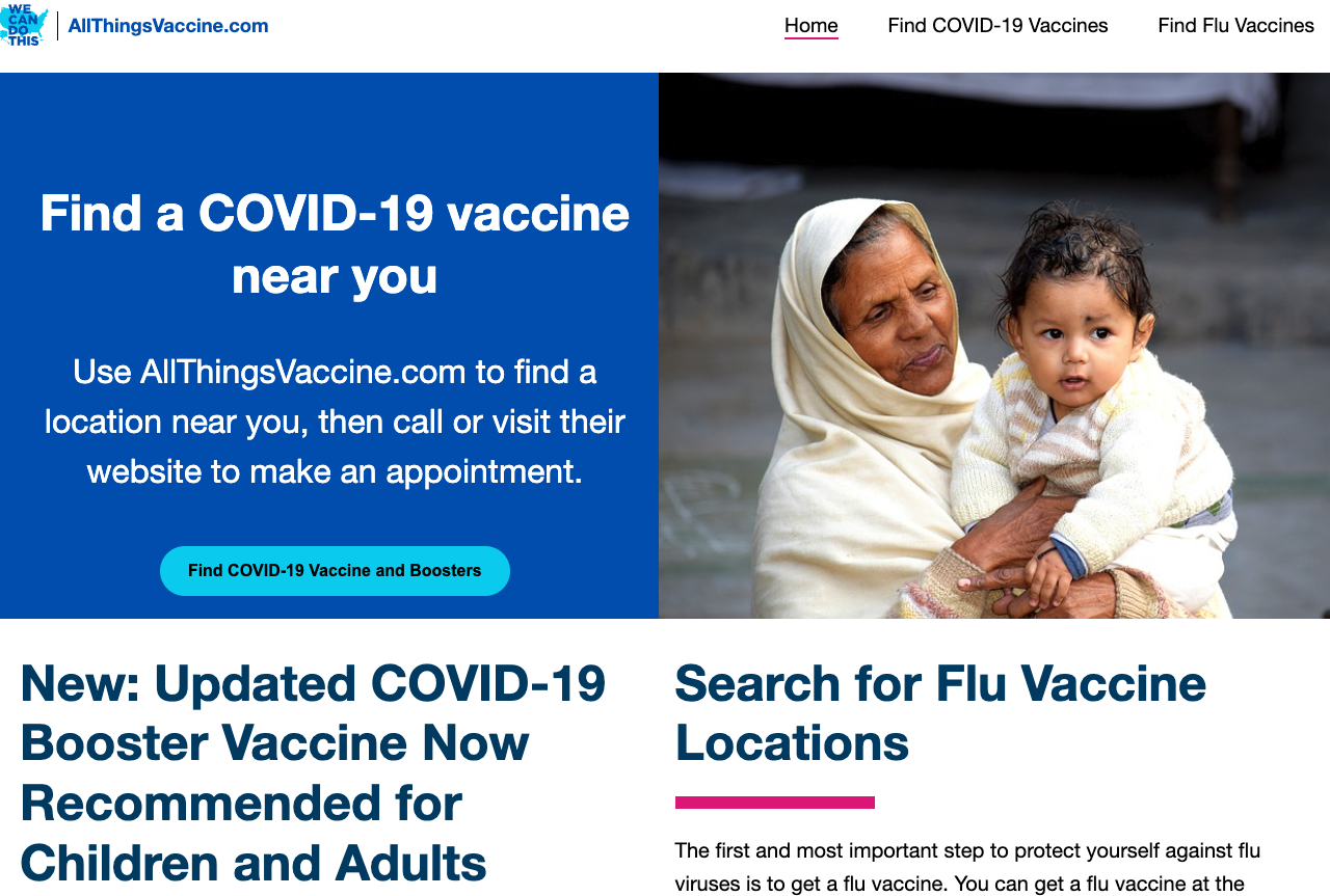 Screenshot of All Things Vaccine